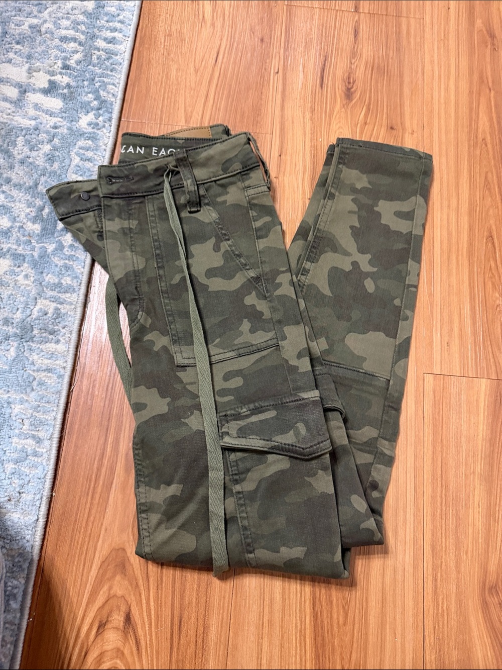 American Eagle Outfitters Women's Camo  - Olive/Green